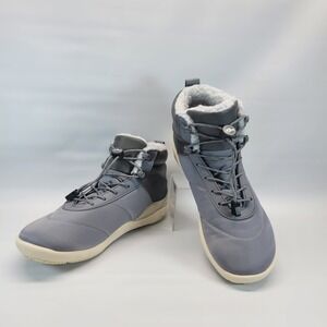 HF Azura Gray Waterproof Fur Lined Winter Boots Women EUR 40 US 9